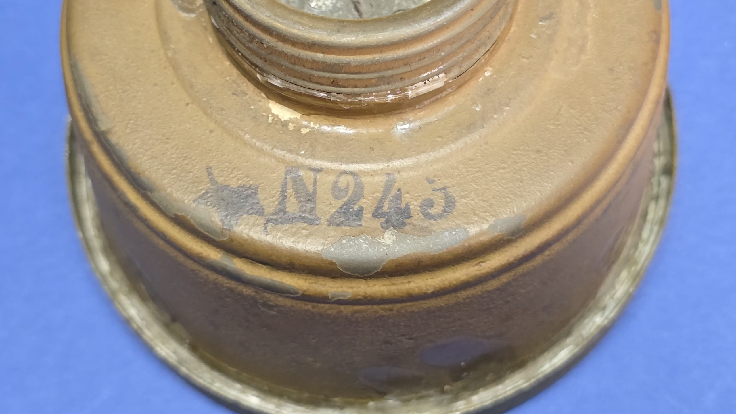 WW1 Belgian M18 Gas Mask with 1918 Dated Carrying Tin