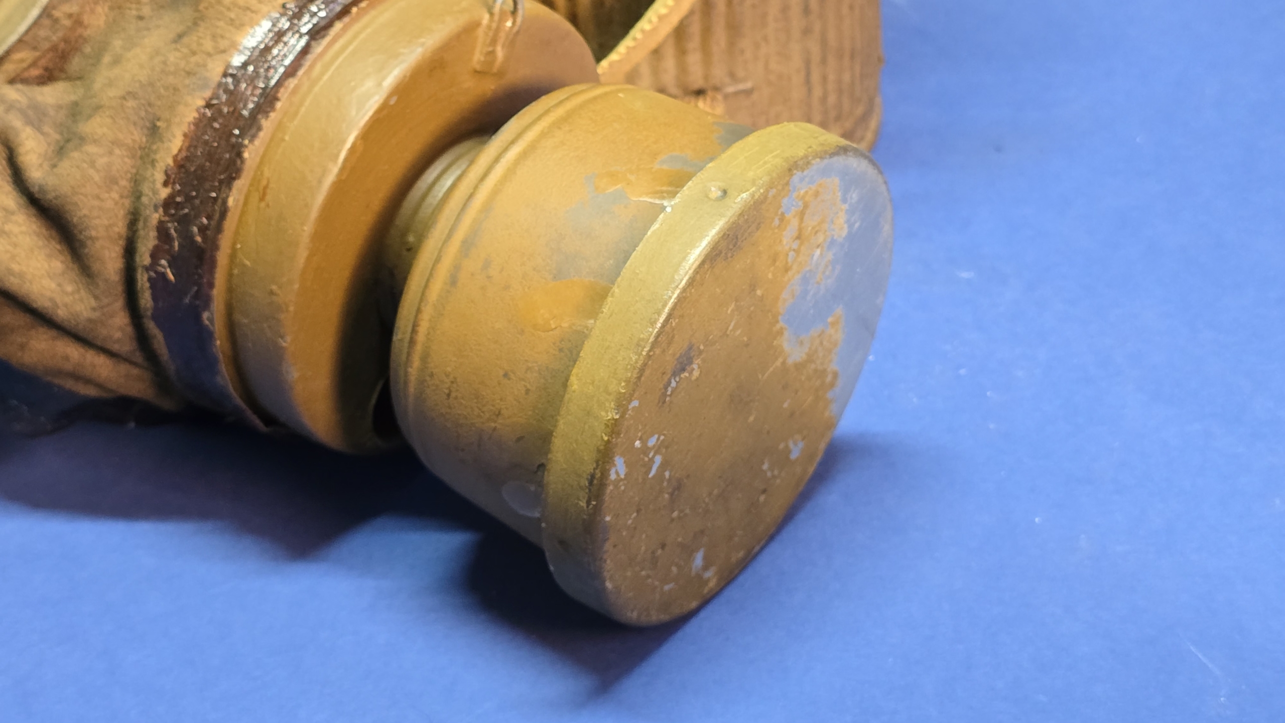 WW1 Belgian M18 Gas Mask with 1918 Dated Carrying Tin