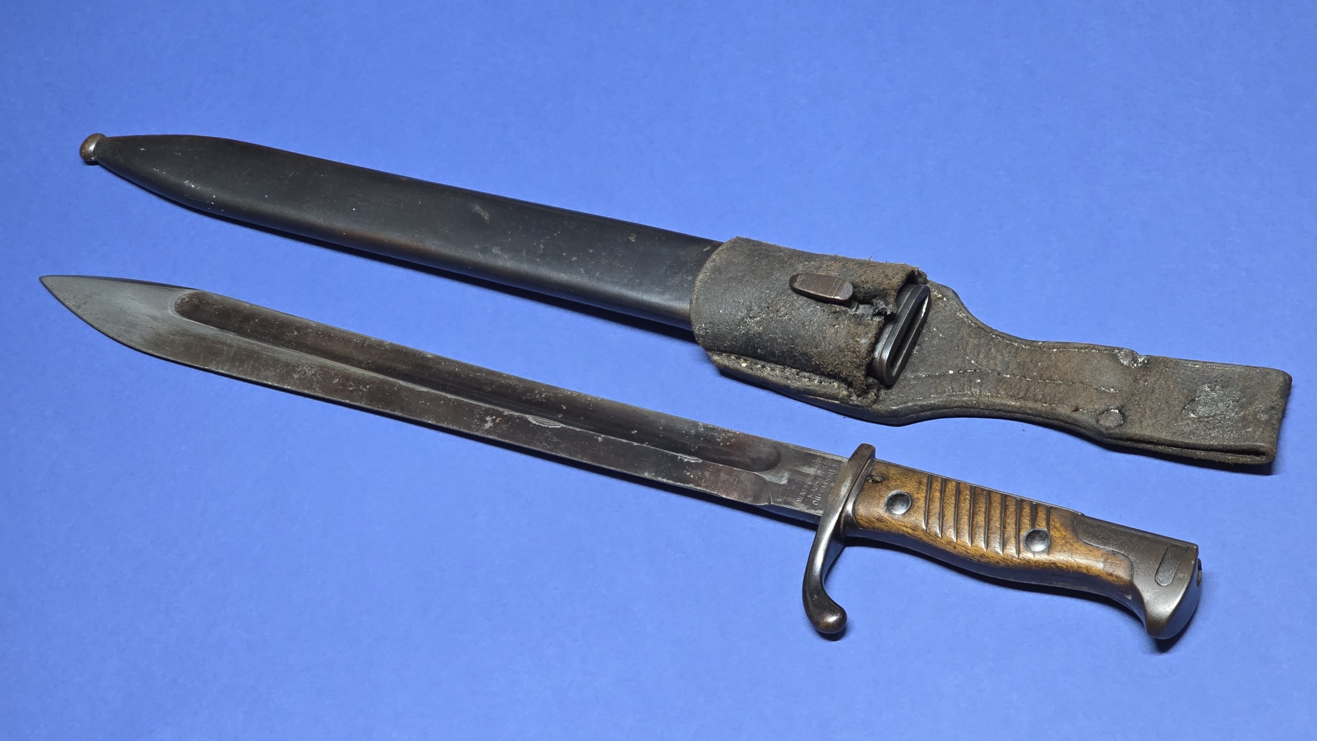 WW1 German 98/05 Bayonet (Butcher Bayonet) – 1918 – 1920 Weimar Reissue