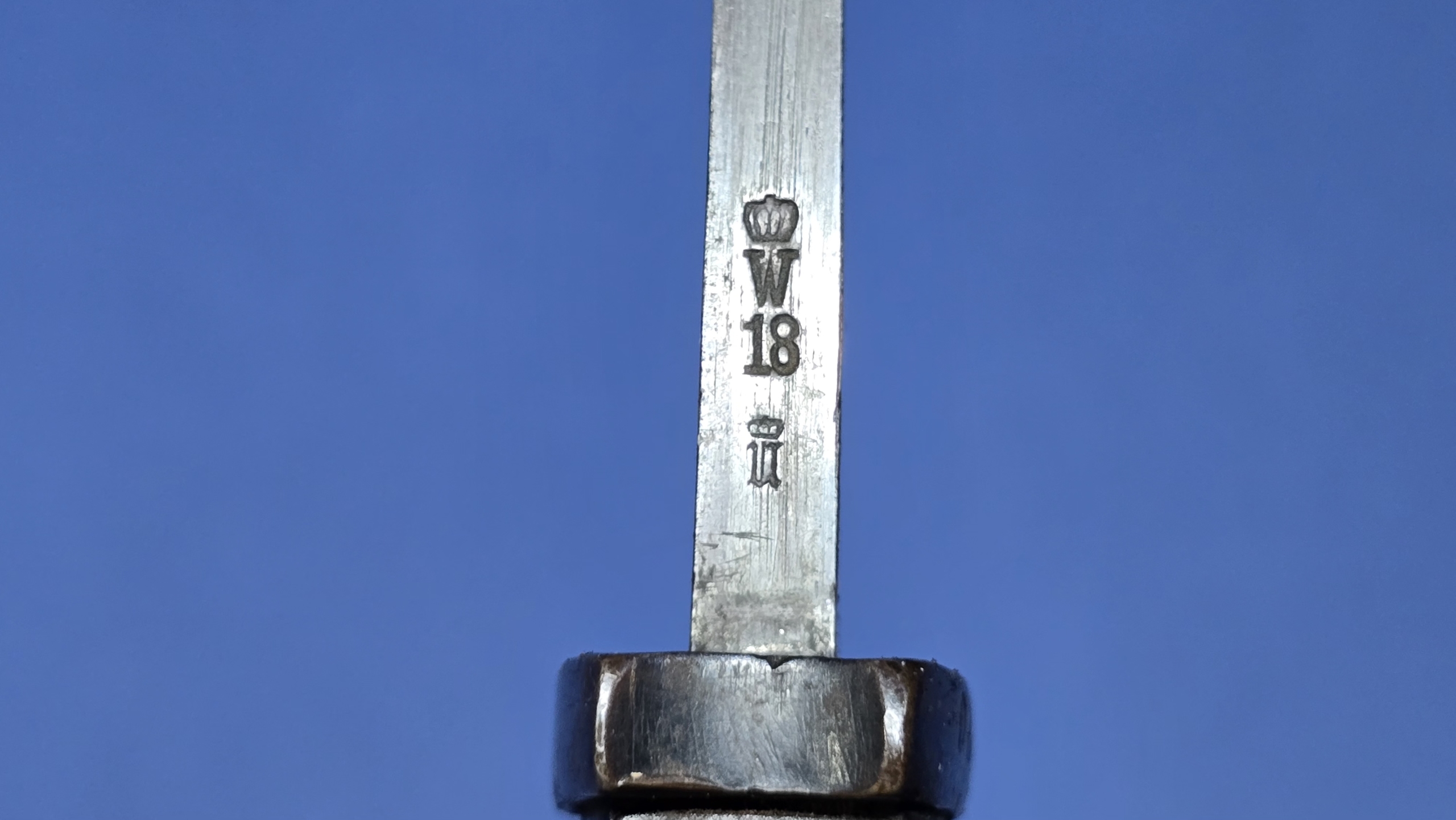 WW1 German 98/05 Bayonet (Butcher Bayonet) – 1918 – 1920 Weimar Reissue - Image 14